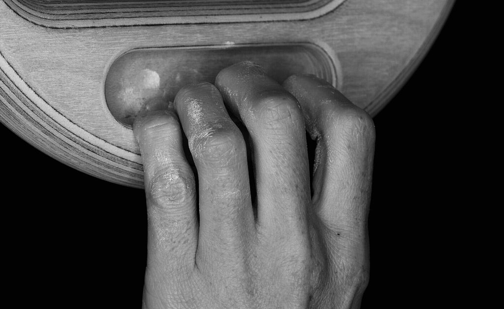 grip strength training for bjj - finger hangboard